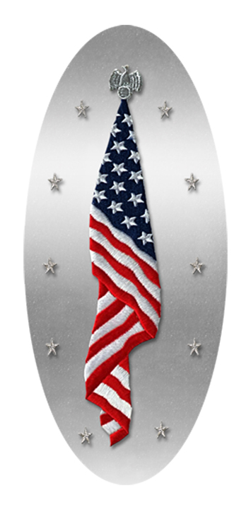 DG5000-550-SL Flag At Rest Silver